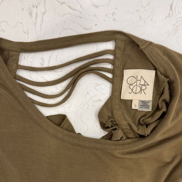 Chaser Brown Short Sleeve Midi Dress - Picture 6 of 10